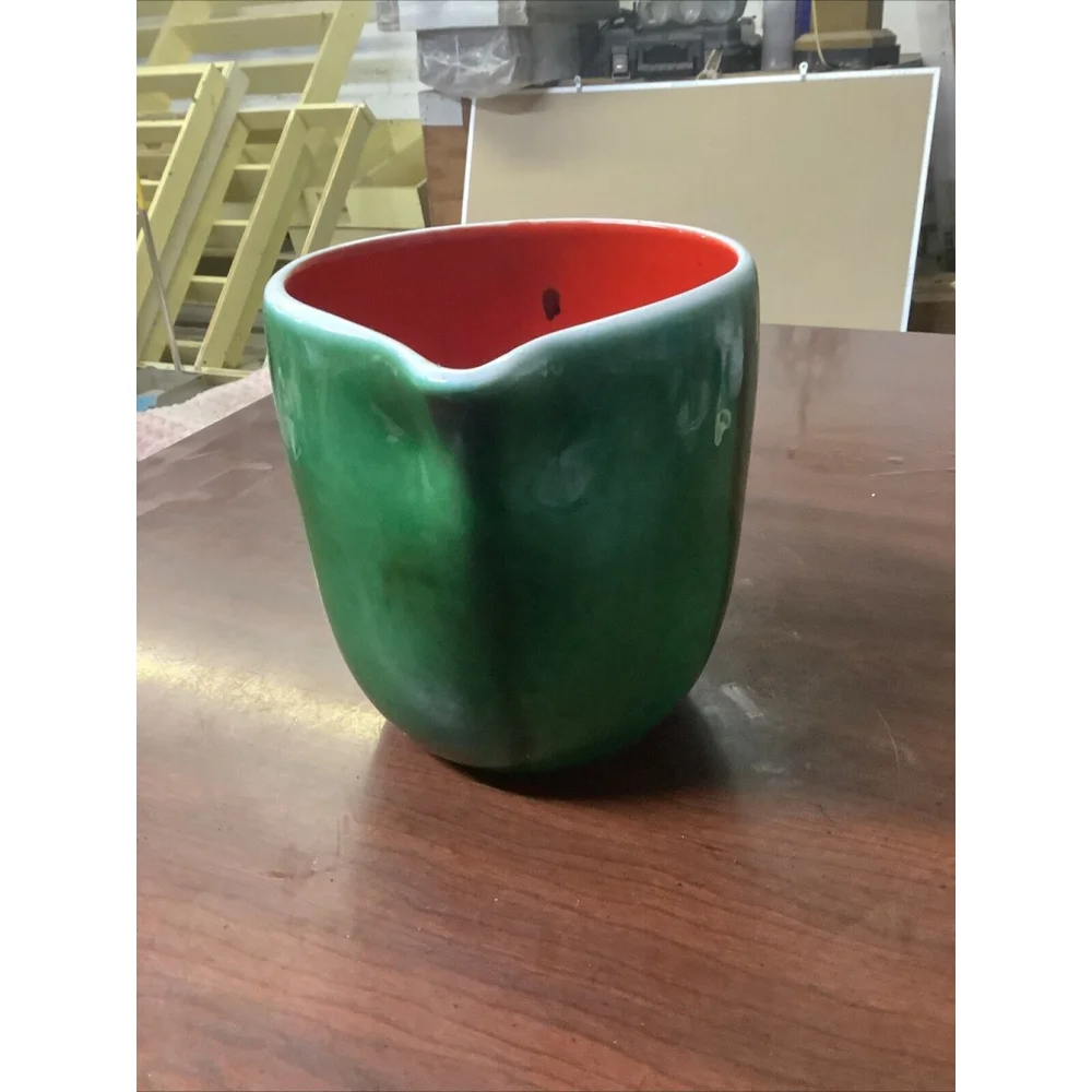 Ita-lica ARS Watermelon Pitcher Italian Pottery , Fruit 5.25x6”